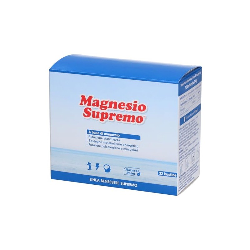 Natural Point Magnesio Supremo, Integratore Alimentare a base di Magnesio