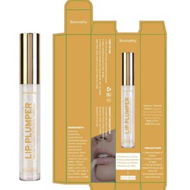 Borovetty Lip Plumper Gloss, 0.15 FL OZ