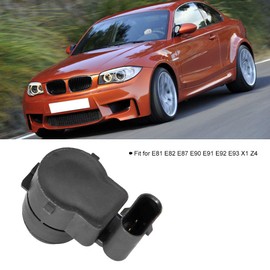 Hlyjoon 4-Piece Parking Sensor, 66202180146 PDC Parking Sensor Car Spare Parts Suitable for Car E81 E82 E87 E90 E91 E92 X1