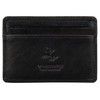 VISCONTI Reese Slim Leather Card Holder VSL66 Black