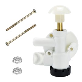Funmit 385314349 RV Water Valve Kit Replacement for Sealand & Vacuflush Pedal Flush Toilets, Premium Performance in Prevention of Leakage