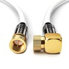 deleyCON SAT Antenna Cable 15m (49.22 ft.) Coaxial Satellite Cable