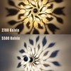 Half Chrome Light Bulb, Gold Tipped Light Bulb Dimmable, 6W