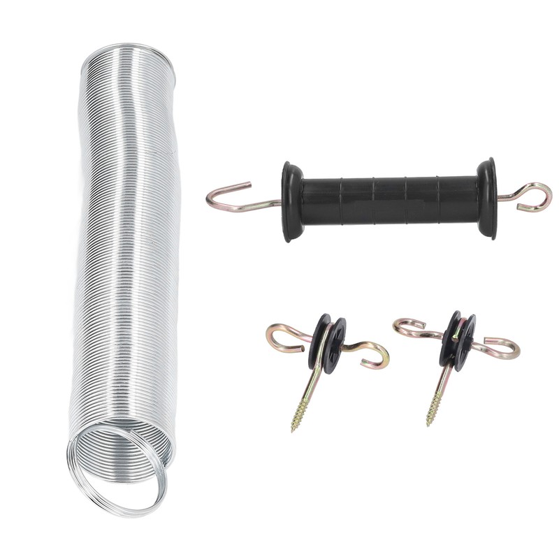 Electric Fence Gate Kit PP Iron 5 Meters Animal Spring