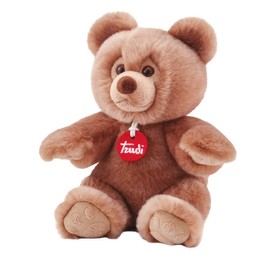 Trudi Brown Bear Brando Plush Toy Gift for Christmas, Birthday and Valentine's Day. Plush Bear | 18 x 23 x 14 cm Taglia S | Classic Teddy Bears | Modello 25625