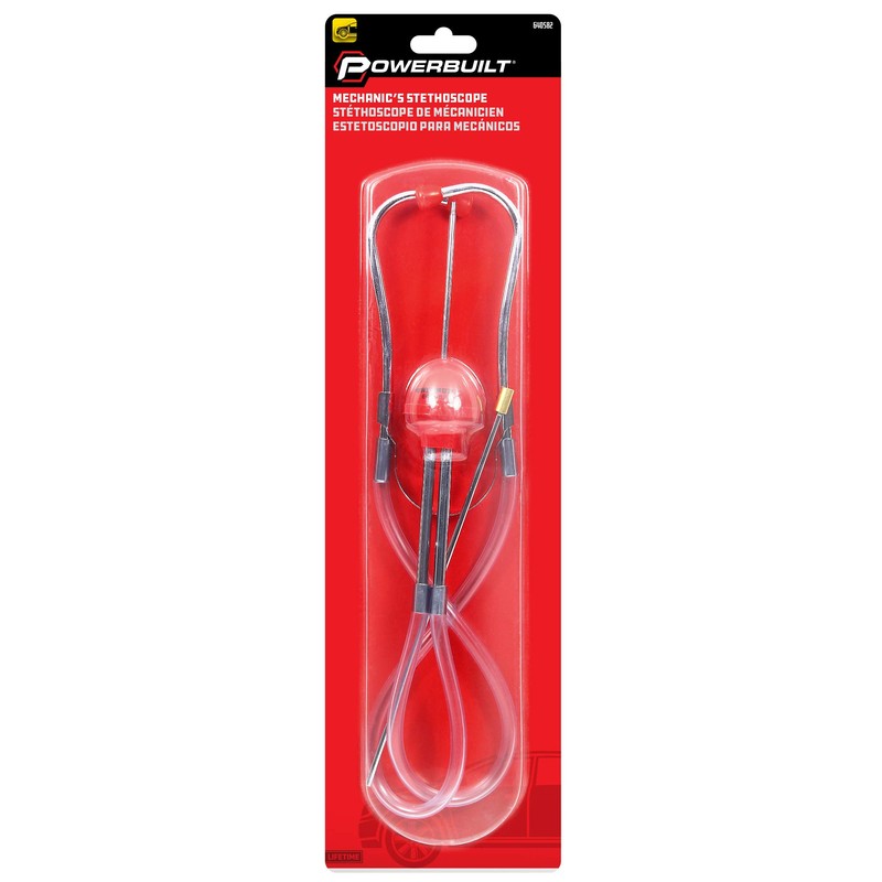 Powerbuilt Automotive Mechanic's Stethoscope Engine Diagnostic Tool, Engine Issue Detection