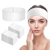 KALIME 100 Pieces Disposable headbands for spa,Facial Esthetician Headband Wrap