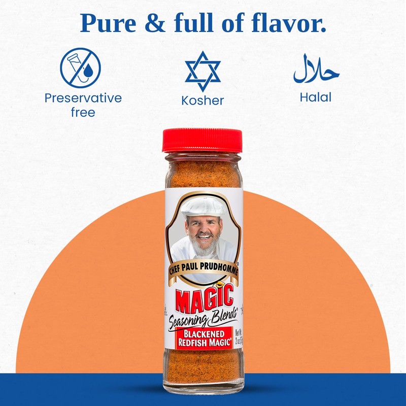 Chef Paul Blackened Redfish Magic Seasoning Blends | Cajun-Style Spices