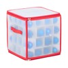 Relaxdays Christmas Bauble Storage Box, 64 Compartments, H x W