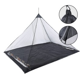 Breathable Camping Mosquito Net with Portable Bag High Density See Through Mesh Cover Outdoor Anti Mosquito Camping Netting for Travel Hiking Backpacking Single Sleeping Bag, Bed, Tent