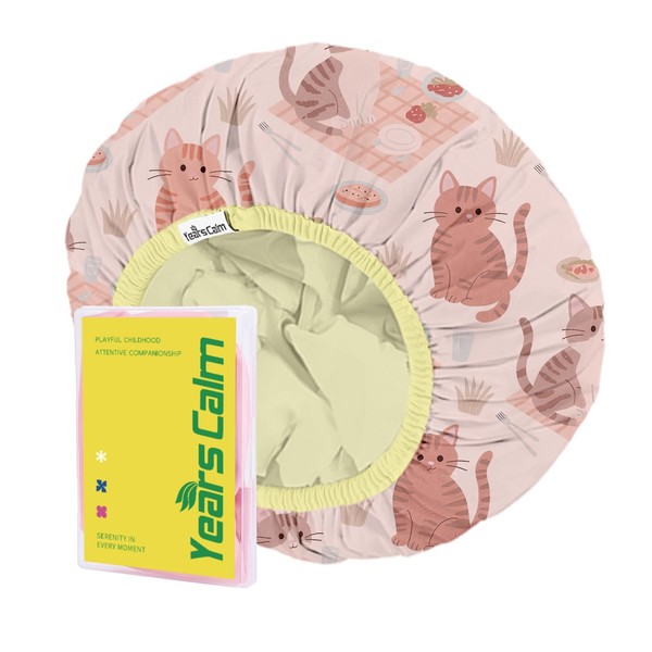 Years calm Kids Shower Cap, Waterproof Reusable Cartoon Bath Cap