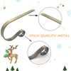 Christmas Stocking Hooks for Fireplace,Stocking Holders for Mantle, 4 Pack