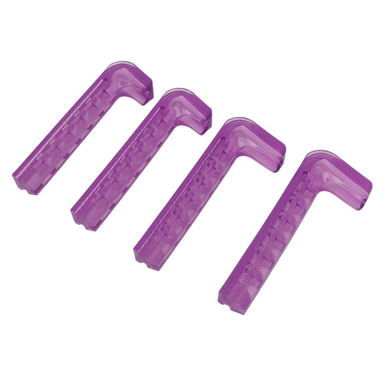 2Pair Ice Skate Guards Hockey Shoe Blade Cover Adjustable Silicone