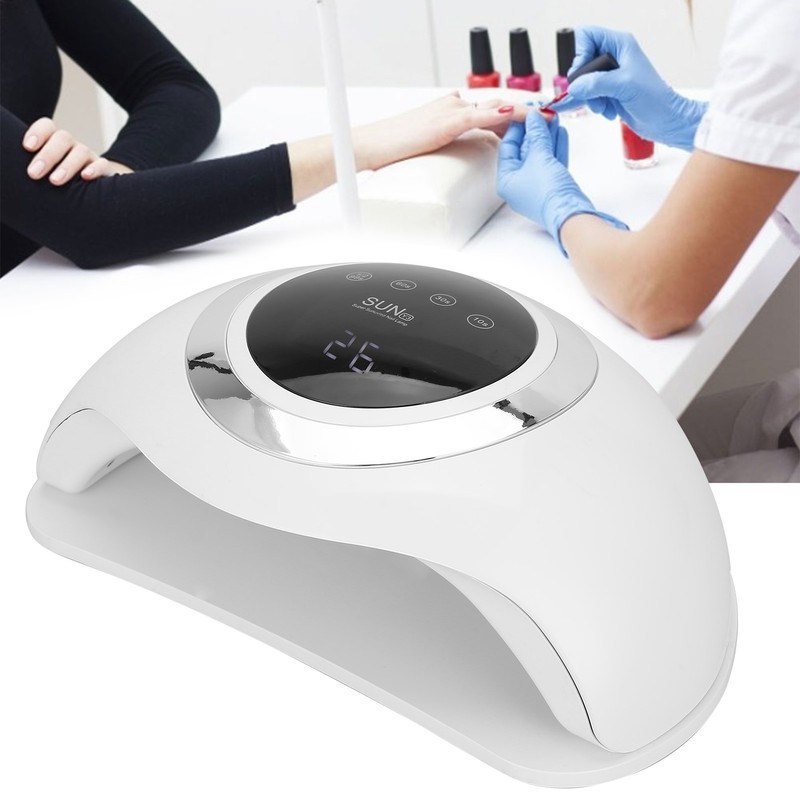 168W Gel Polish Dryer Dual Light UV Nail Lamp Infrared