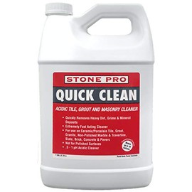StonePro – Quick Clean Concentrate (1 Gallon – 128 Fl Oz) (for Cleaning Ceramic Tile, Porcelain Tile, Grout, Brick, Masonry, Pavers, Concrete)