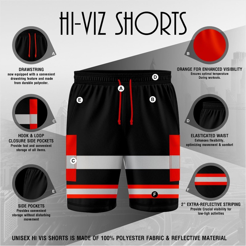 mymixtrendz Mens Reflective High Visibility Hi Viz Safety Work Wear