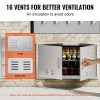 Double Outdoor Kitchen Stainless Steel Flush Mount Door 36W X