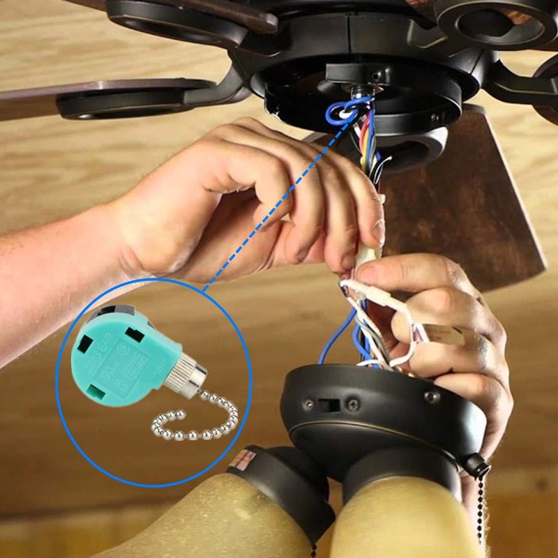 Ceiling Fan Switch 3 Speed 4 Wire Zing Ear ZE