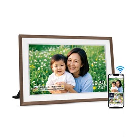 FANGOR Digital Photo Frame Wi-Fi 10.1 inch 1280*800 Resolution with Built-in 32GB SD Card Expandable Photo Video Weather Slideshow Birthday Mother's Day Father's Day Respect for the Aged Day Beginner