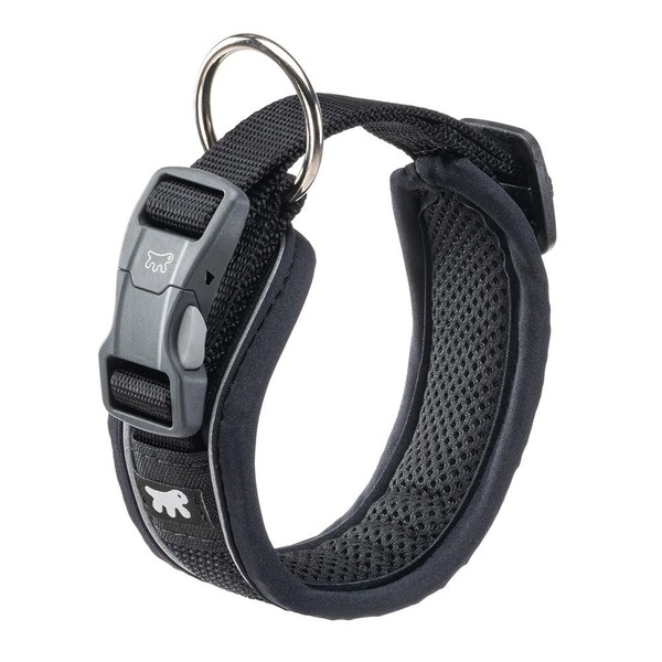 Ferplast Genius C20/43 Dog Collar, Reflective, Breathable, Adjustable, Magnetic Closure