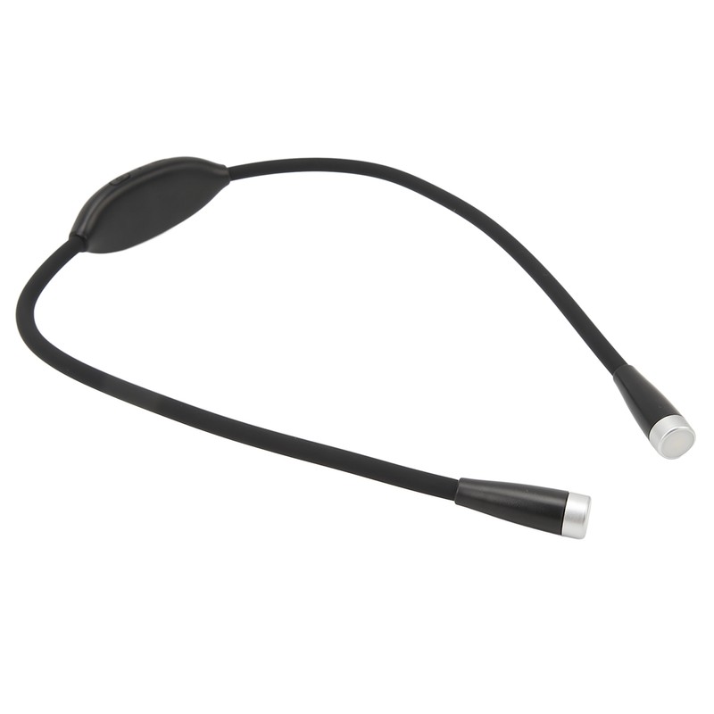 Neck Reading LED Lamp 3 Gear Brightness Bendable Silicone ABS