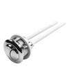 Toilet Push Button Flush Replacement, Dual Toilet Flush Button, Round