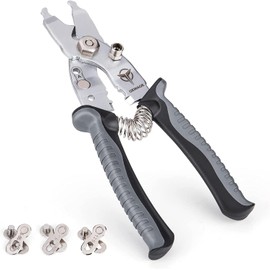 GEWAGE Bicycle Pliers 5 in 1 Bicycle Tool Set for Cable Cutter/Chain Quick Release/Cable Reaming/Replacement Chain Lock/Inner Caps Clamp (B)