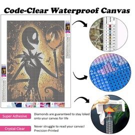 YALKIN 5D Diamond Painting Kits for Adults, 5D DIY Diamond Art Kits Full Drill Diamond for Gift Wall Decor Gem Arts 30x40CM/12x16 inch