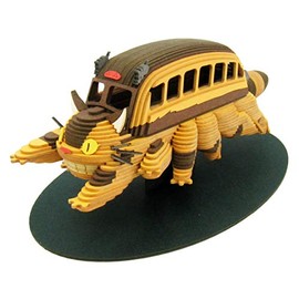 Sankei Miniature Art Kit MK07-23 Studio Ghibli My Neighbor Totoro Cat Bus Papercraft (Not to Scale)