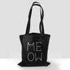 Cotton Bag - Cat Owner Gift Cat - Meow White