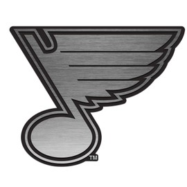 Rico AEM8601 Blues Antique Nickel Auto Emblem, Multi