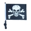 SSP Flags Pirate/Jolly Roger Golf Cart Flag EZ On &