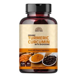 Hebhac Herbs Cúrcuma 1000 Mg Con Pimienta Negra 120c