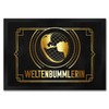Globetrotter Doormat in 35 x 50 cm with Golden Globe
