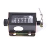 Mechanical Counter,D67F 5 Digit Mechanical Resettable Manual Pull Stroke Tally