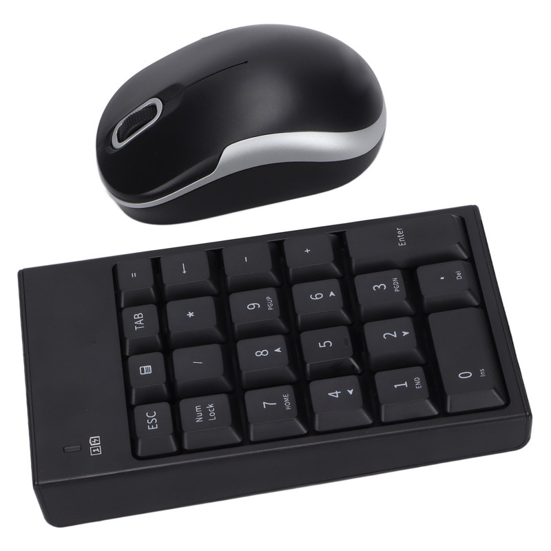 Numeric Keyboard Mouse Set MC‑61CB Wireless 2.4g Portable Silent Keypad