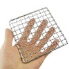 2Peices Backpacker Bushcraft Grill Grate Stainless Steel BBQ Cooking Grill