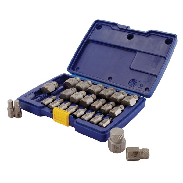 IRWIN Screw Extractor Set, Hex Head, Multi-Spline, 25-Piece (53227) |