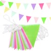 20m 52pcs Macarons Bunting,Fabric Bunting, Birthday Banner,Rainbow Bunting, Festival Flags