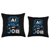AI Stole My Job Technology Automation Machine Learning Throw Pillow