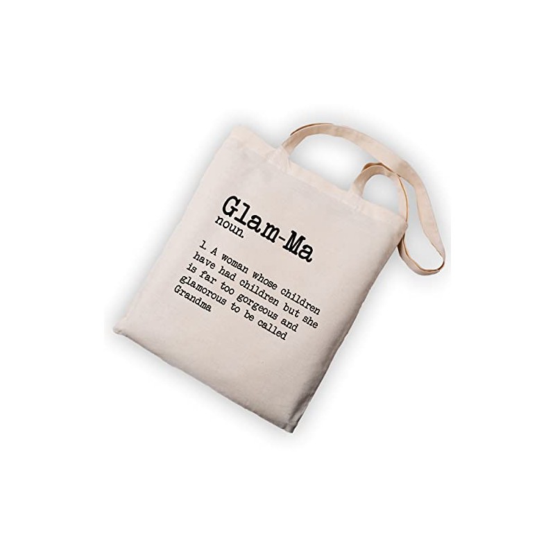 Glam-Ma Dictionary Definition Tote Bag - Grandma Tote Bag -