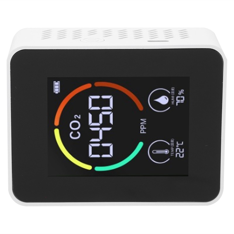 CO2 Detector Carbon Dioxide Gas Concentration Meter Temperature Humidity Measuring