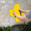 4 PCS Concrete Molds Concrete Stamps - Irregular Large Flagstone,
