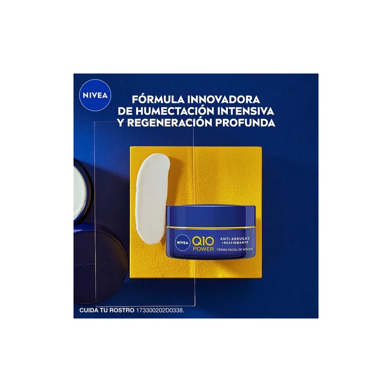 Crema Facial Nivea Q10 Antiarrugas Reafirmante Noche 50 Ml