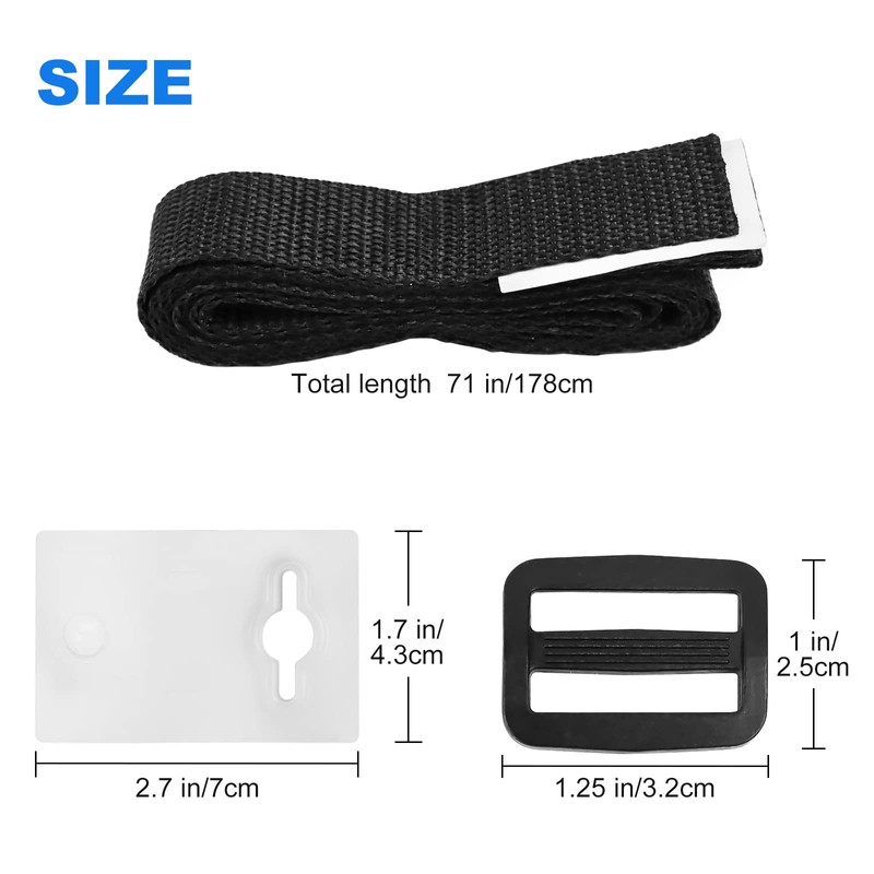 S-Union Fixing Kit for Solar Pool Tarpaulin, Solar Cover Strap