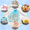 100pcs Azul Bolsas Lote De Bolsa Regalo De Organza 10*15cm