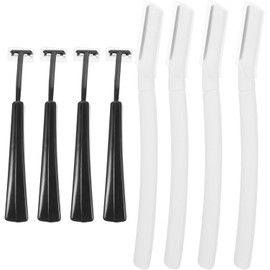Recortadora de Cejas Portátil Cuchillas de Acero Inoxidable, Fácil de Controlar, 4 Juegos para Rostro y Cuello, Adecuado para Uso en Casa