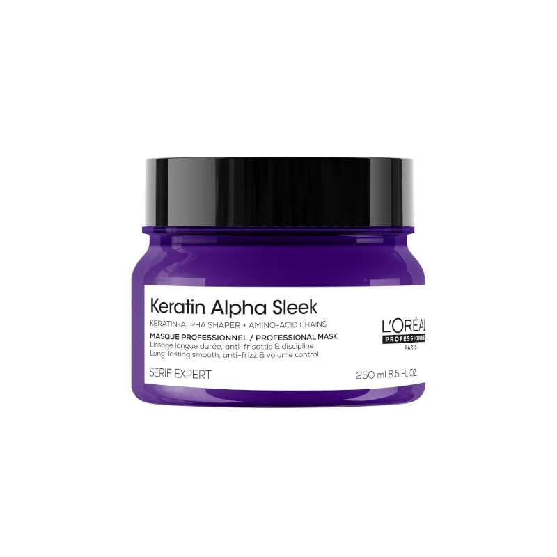 L'Oréal Professionnel Keratin Alpha Sleek Mascarilla |Frizz