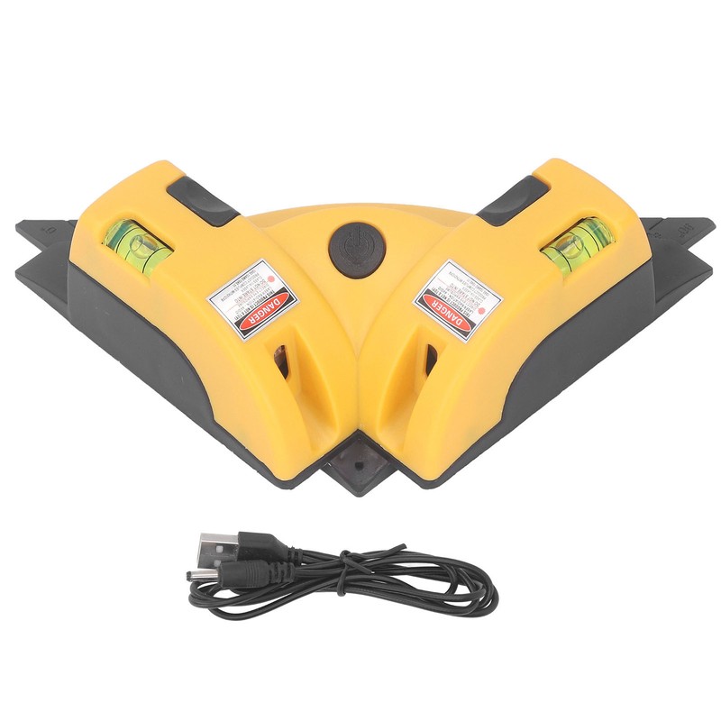 Right Angle Level High Accuracy Visible Green Beam Leveling Gauge