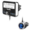 SaiEL FM Transmitter, Siri Compatible, Bluetooth 4.2 Chip, Noise Cancelling,